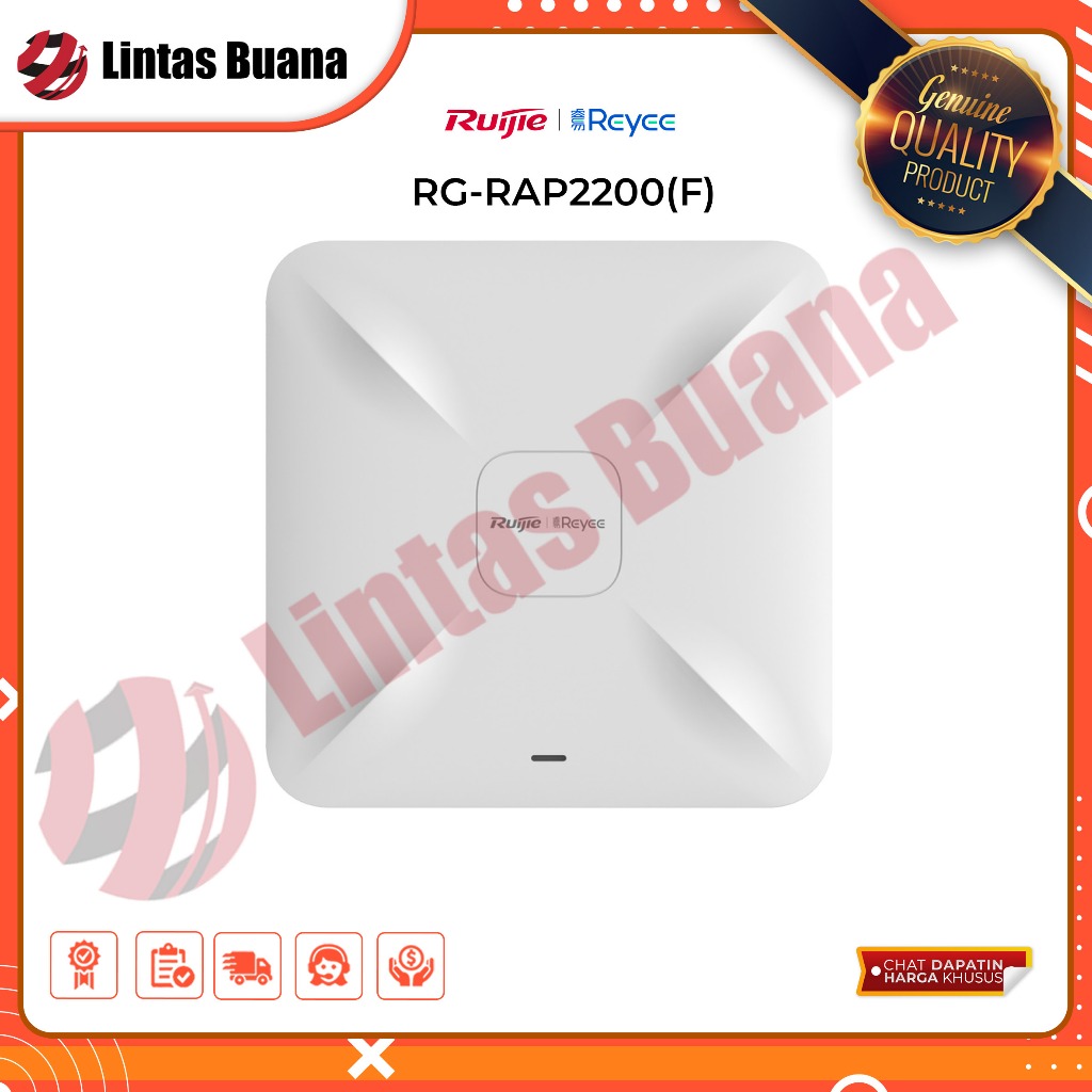 Ruijie RG-RAP2200(F) Wi-Fi 5 1267Mbps Ceiling Access Point RG-RAP 2200 F