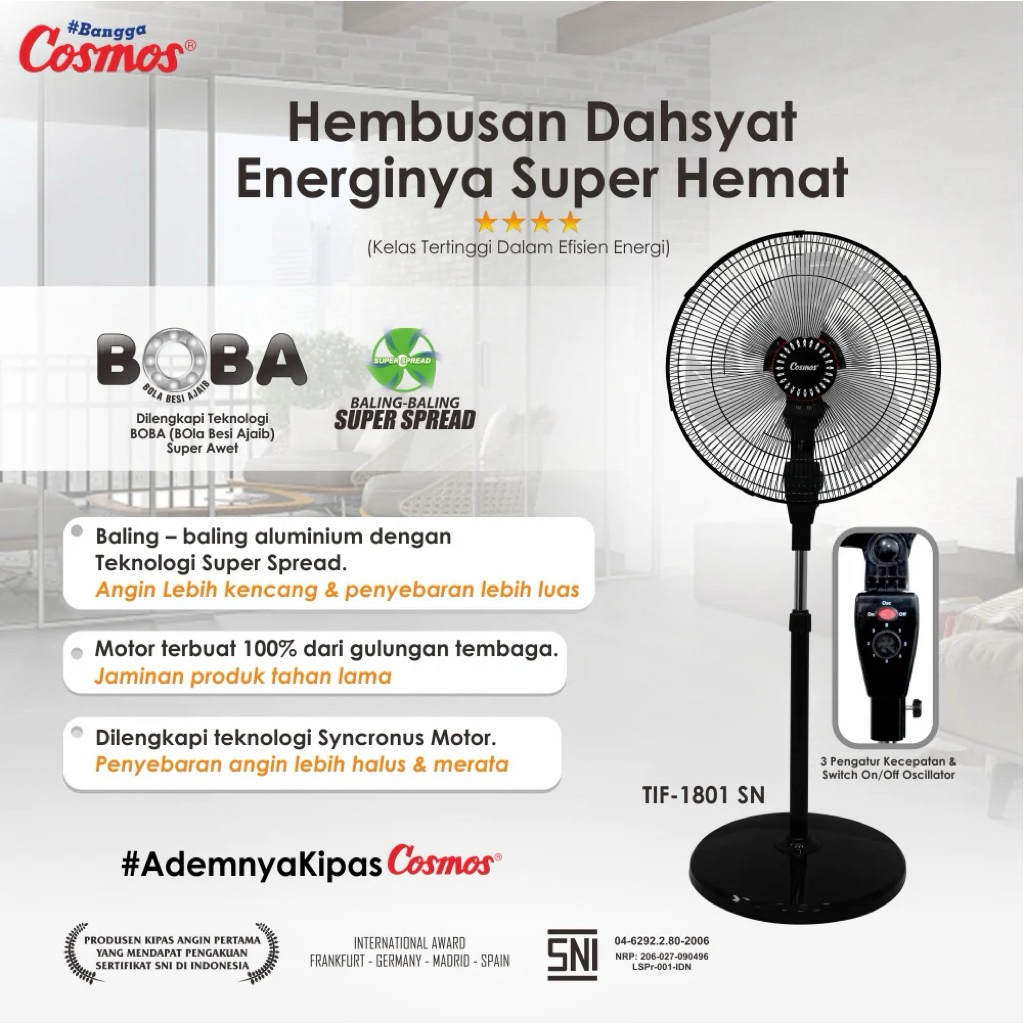 Cosmos Kipad Angin TIF-1801