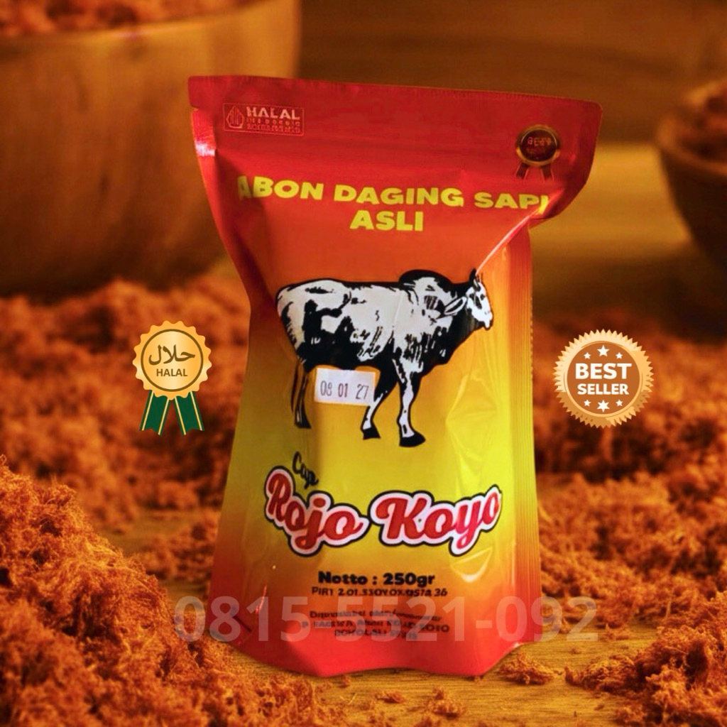 Abon Sapi Asli Cap Rojo Koyo