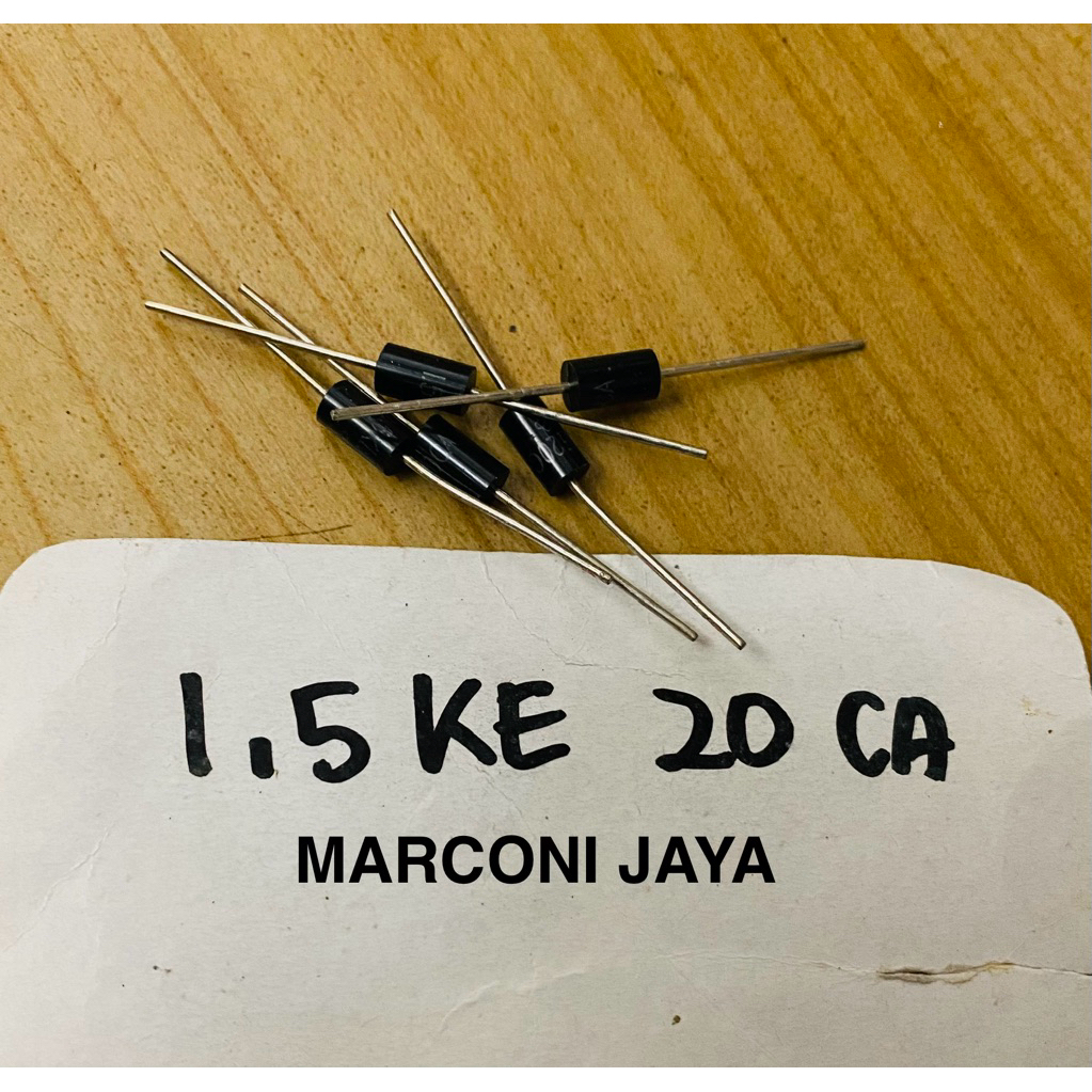 Dioda 1,5KE20CA Kaki Jarum