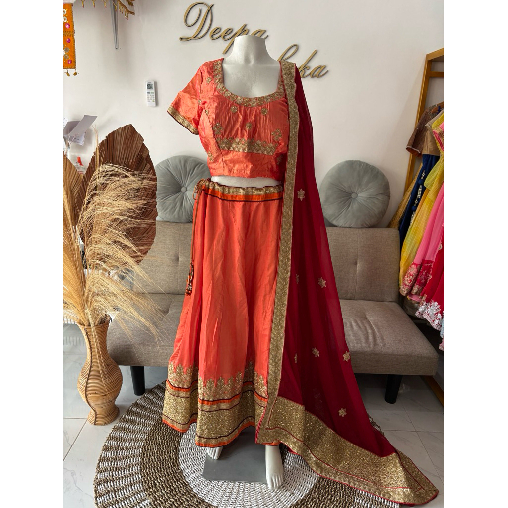 PL - LEHENGA INDIA - LEHENGA CHOLI DUPATTA INDIA