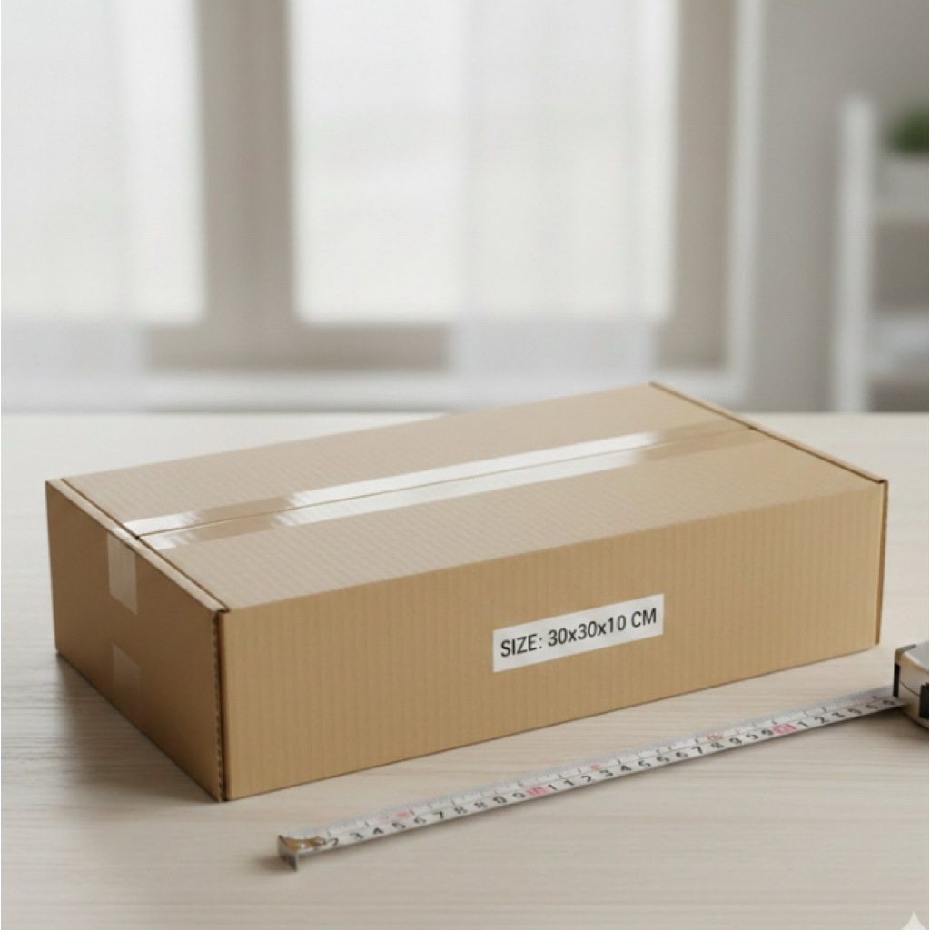 kardus ukuran 30x30x10