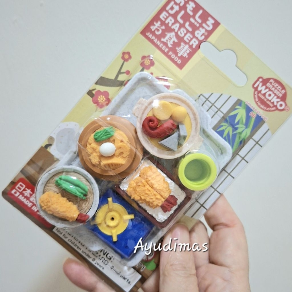 Iwako Japanese Food Japan Puzzle Eraser - Penghapus / Setip Jepang