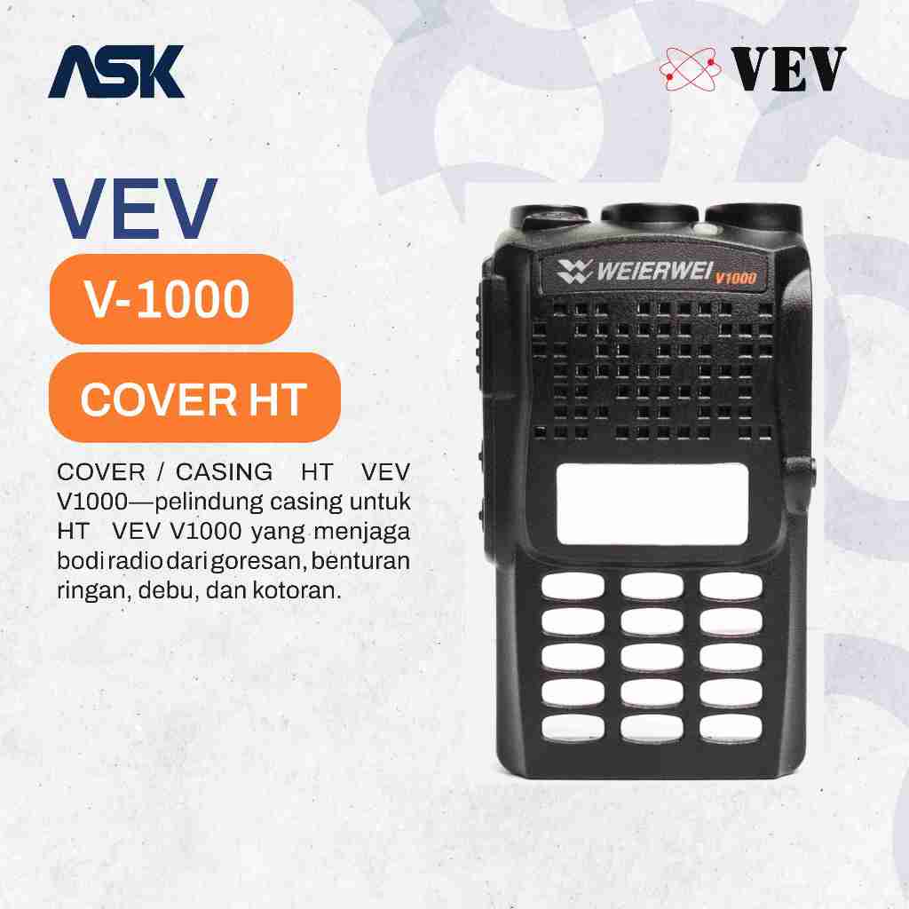 Cover Handy Talky V1000 VEV / Casing HT V-1000 VEV