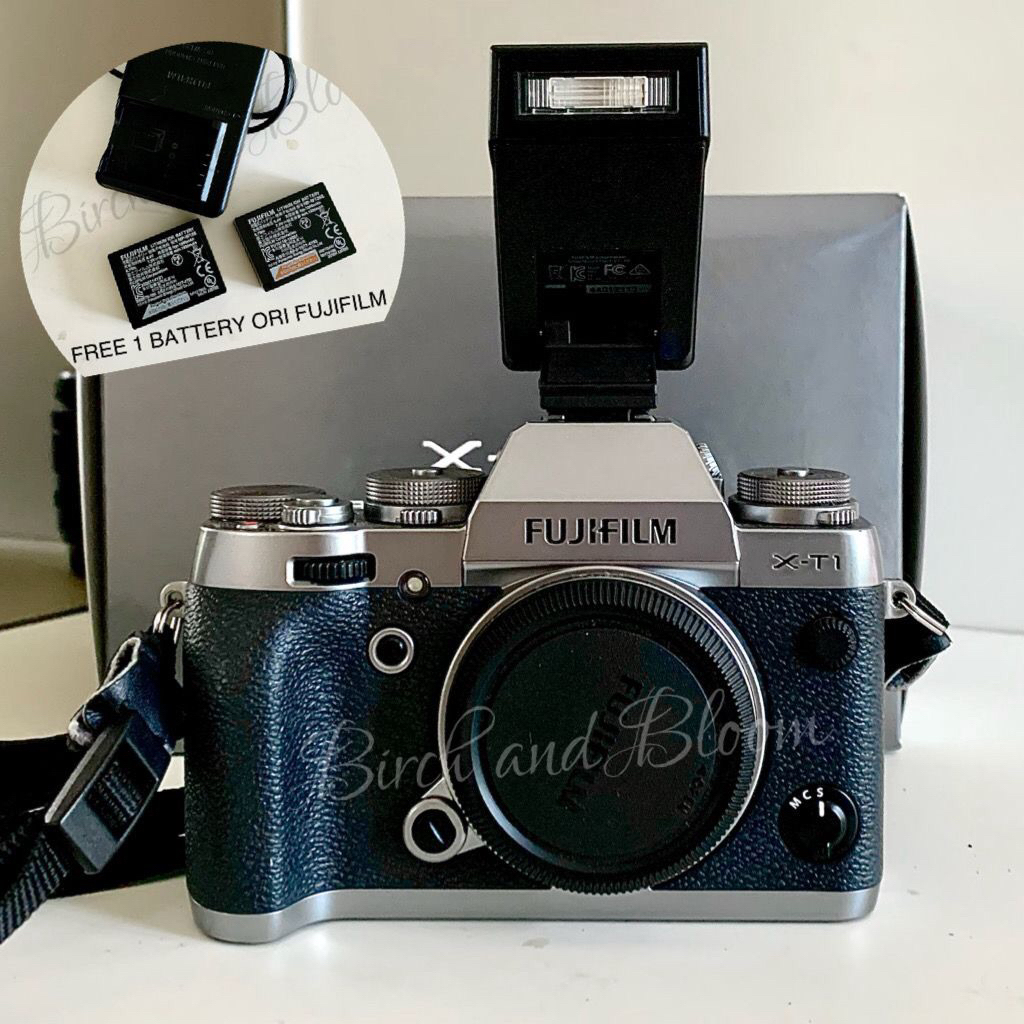 Fujifilm Fujinon XT1 XT-1 Mirrorless Camera FULLSET SET BOX Kamera - FREE BATERAI ORI FUJIFILM