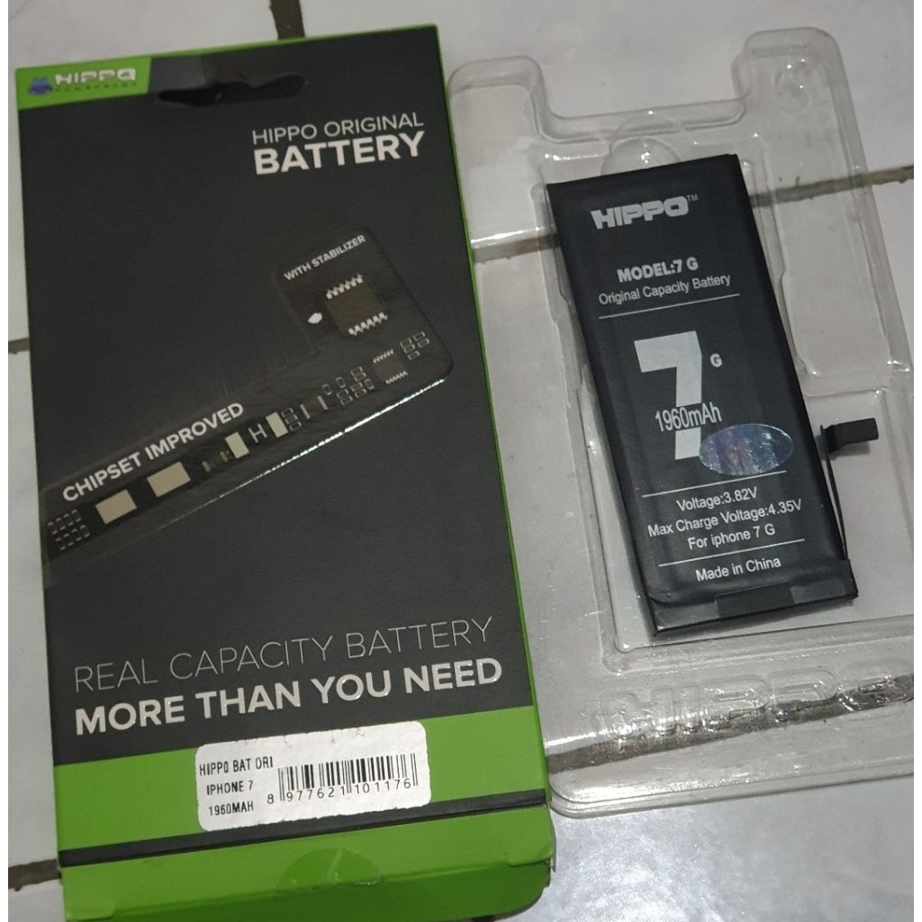 Hippo Baterai / batre iphone 7