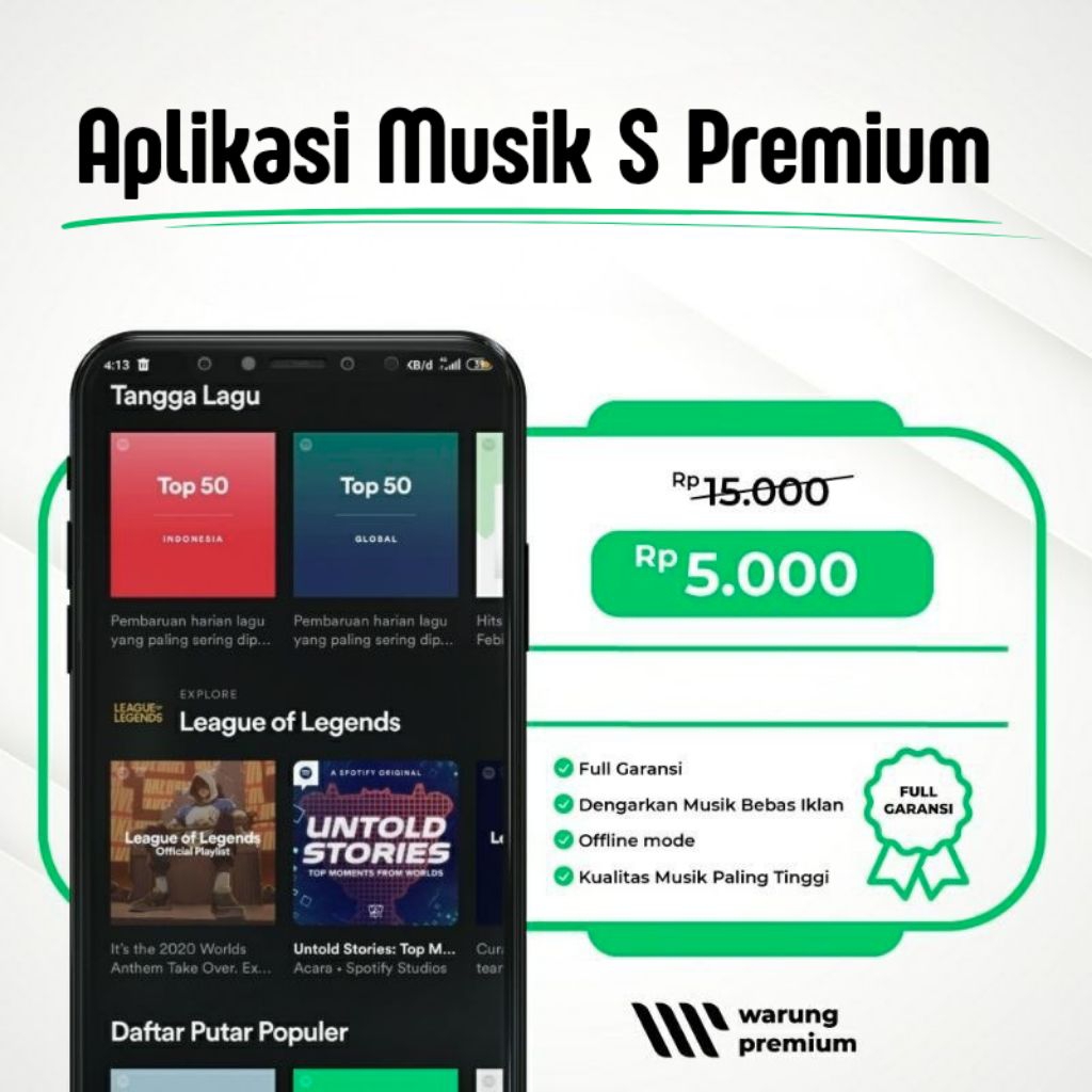 Aplikasi Musik S Premium Untuk Ios, Android, dan TV