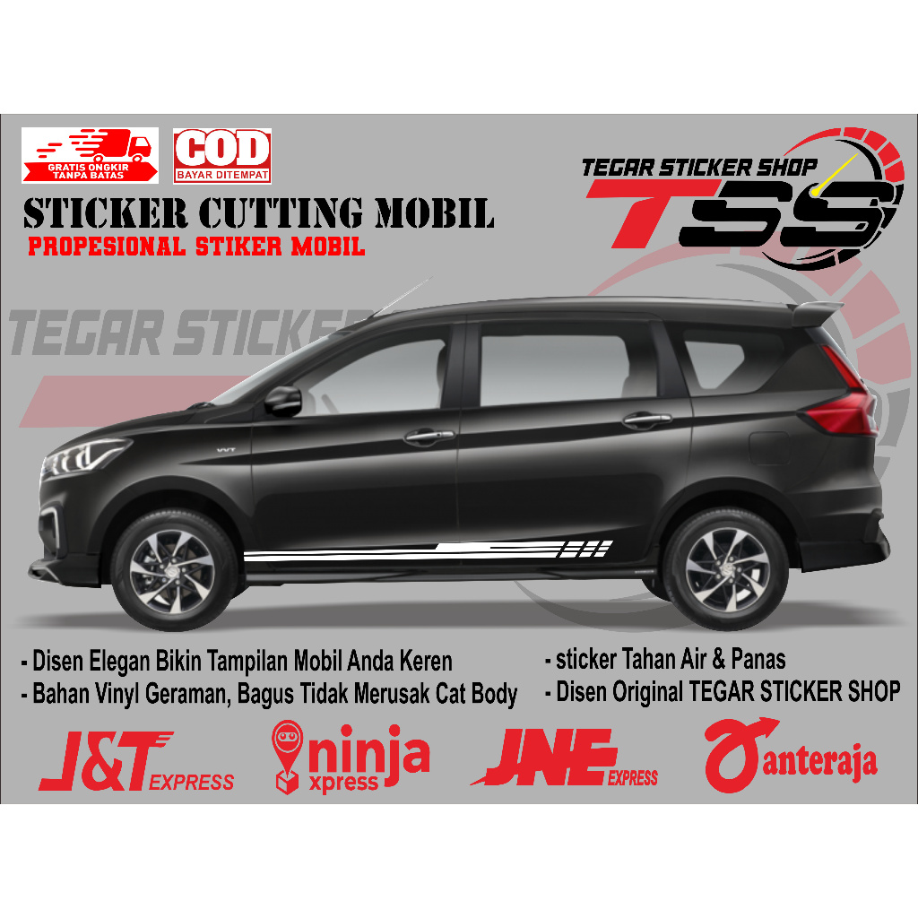 sticker mobil ertiga sticker mobil suzuki ertiga stiker mobil ertiga keren stiker variasi body mobil