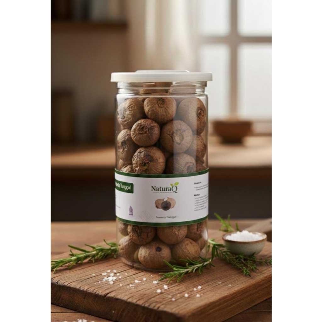 Black Garlic 500gr Tunggal/ Bawang Hitam/ Bawang Herbal
