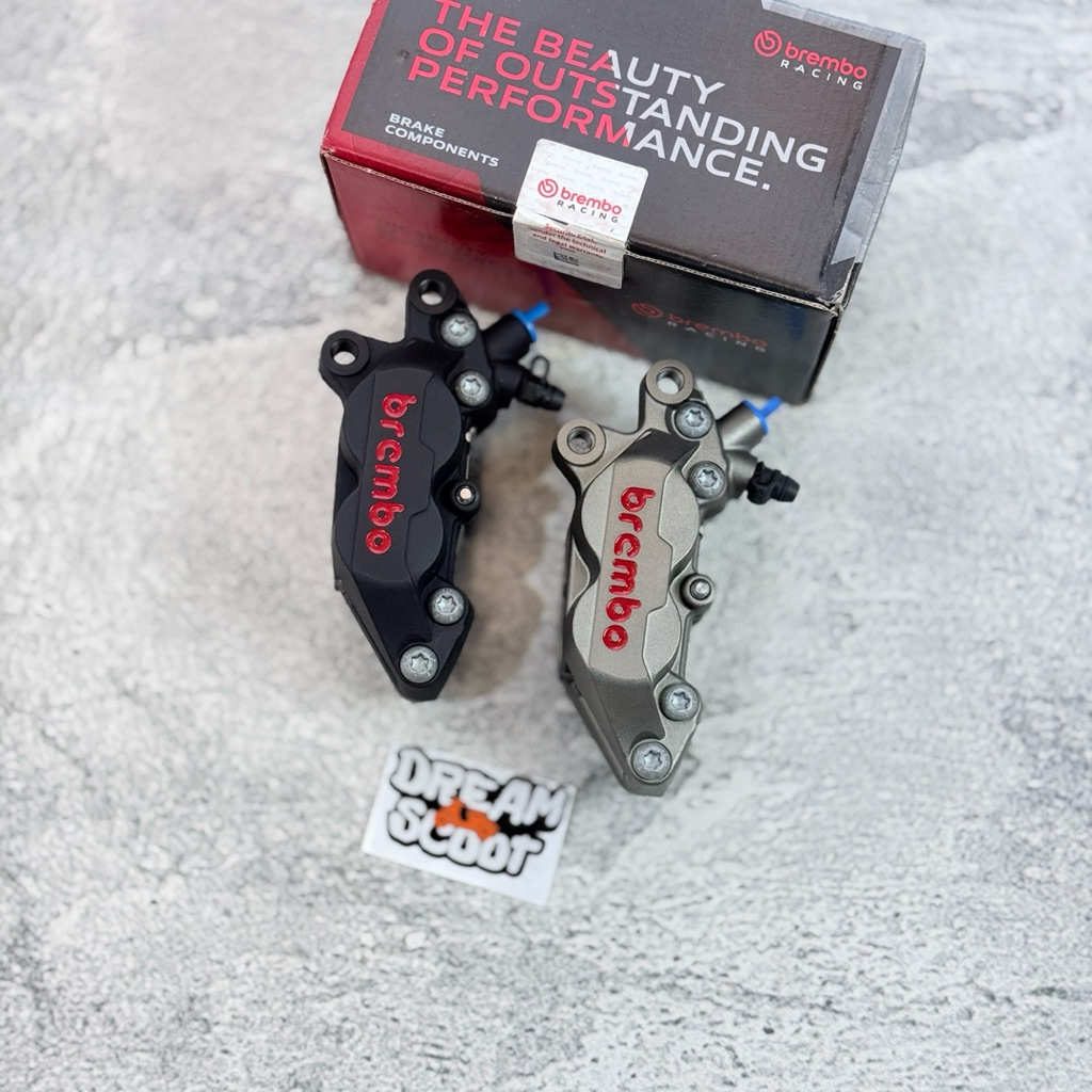 Kaliper Brembo 4P Original Left / Kiri Vespa Matic Vespa Sprint Vespa Primavera Vespa GTS Kaliper Ve