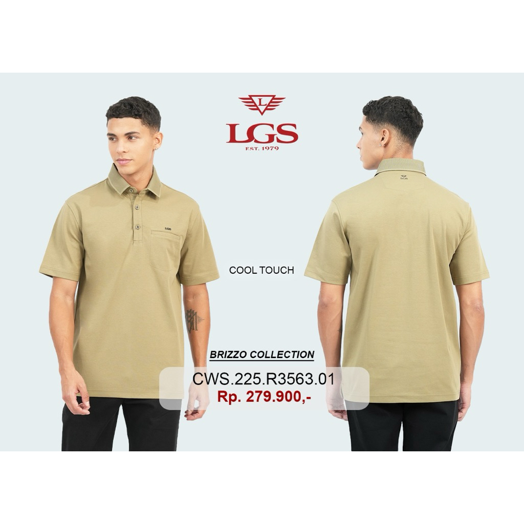 BAJU KAOS KERAH LGS ORIGINAL