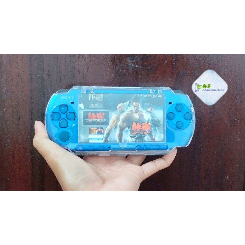 Sony PSP Seri 3001 Biru (Vibrant Blue) Rare