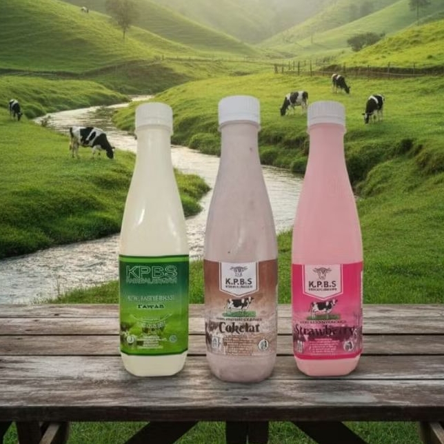 Susu Murni KPBS Pangalengan 500ml - Milky, Halal, & Tanpa Pengawet