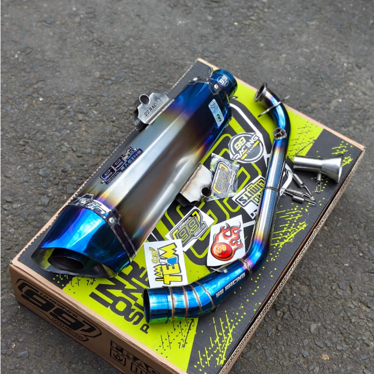 knalpot yamaha aerox 155 full system 99 racing