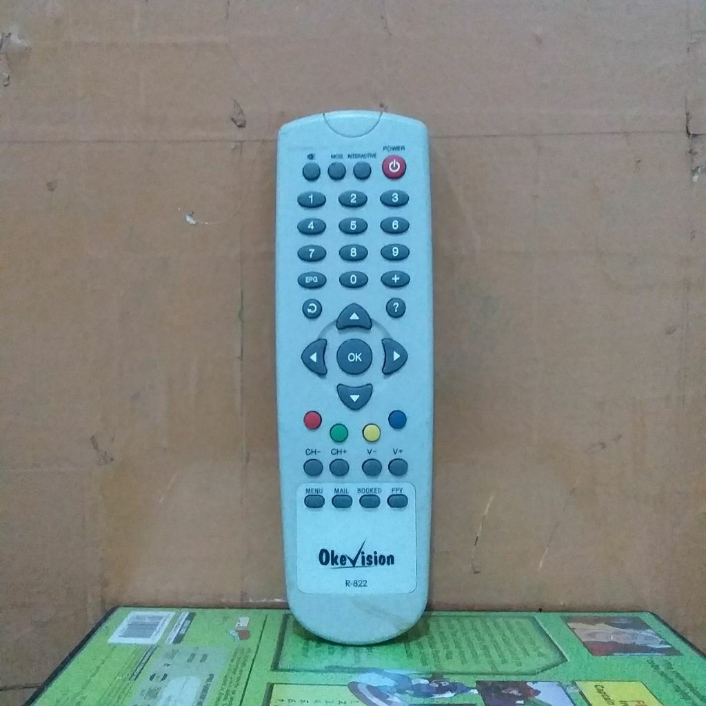 REMOTE TV OKE VISION SERI R-822 ORIGINAL