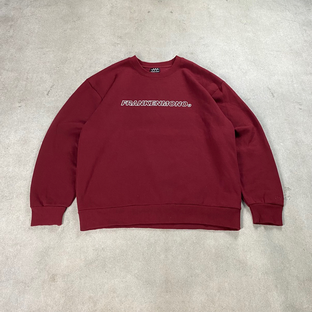 CREWNECK FRANKEN MONO, size L