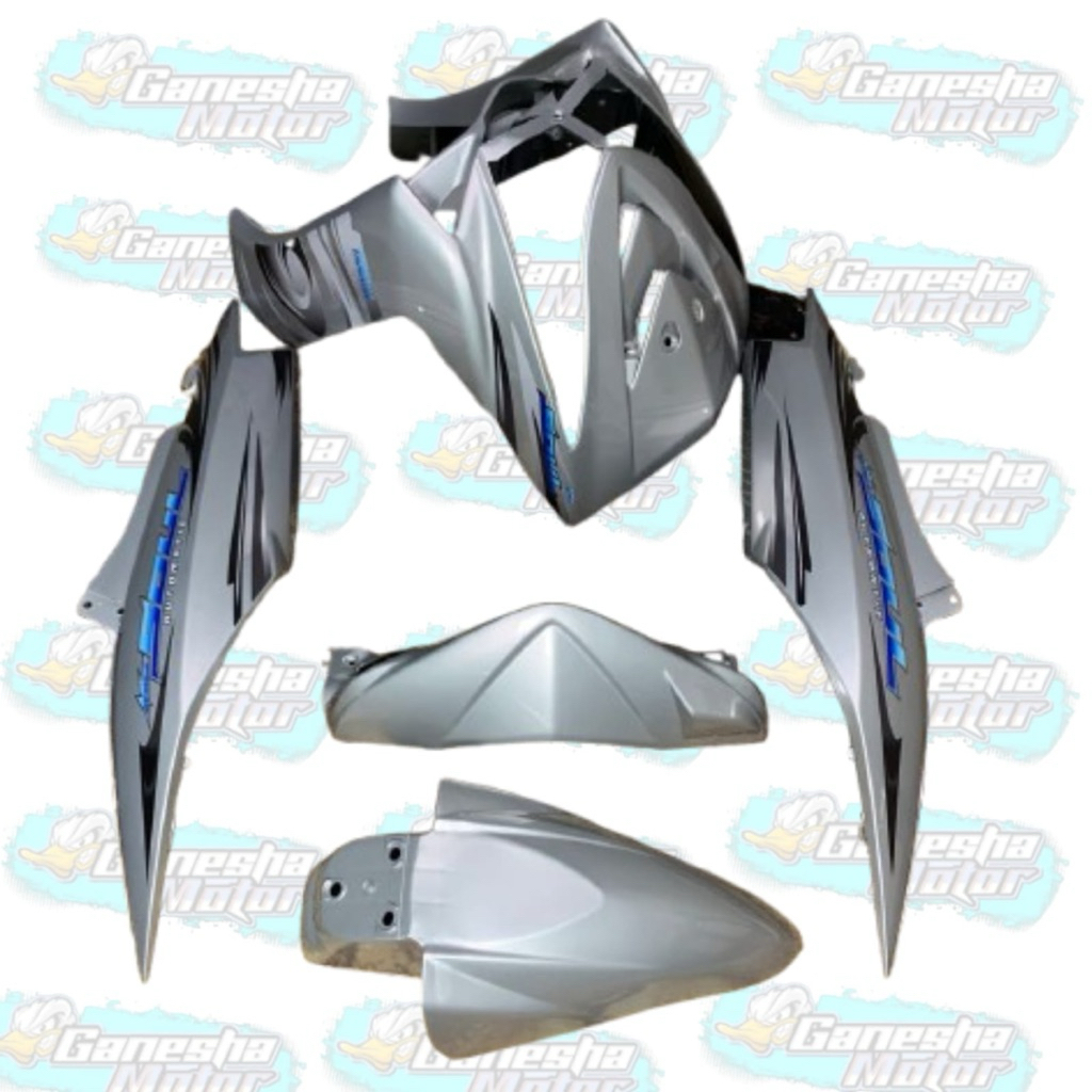 Full Set Body Halus Mio Soul Karbu Warna Titanium / Body Halus mio Soul lampu 1