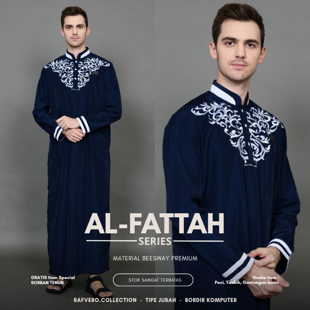 Gamis Pria AlFattah ORIGINAL RAFVERO - Gamis Jubah Pria - RAFVERO ORIGINAL
