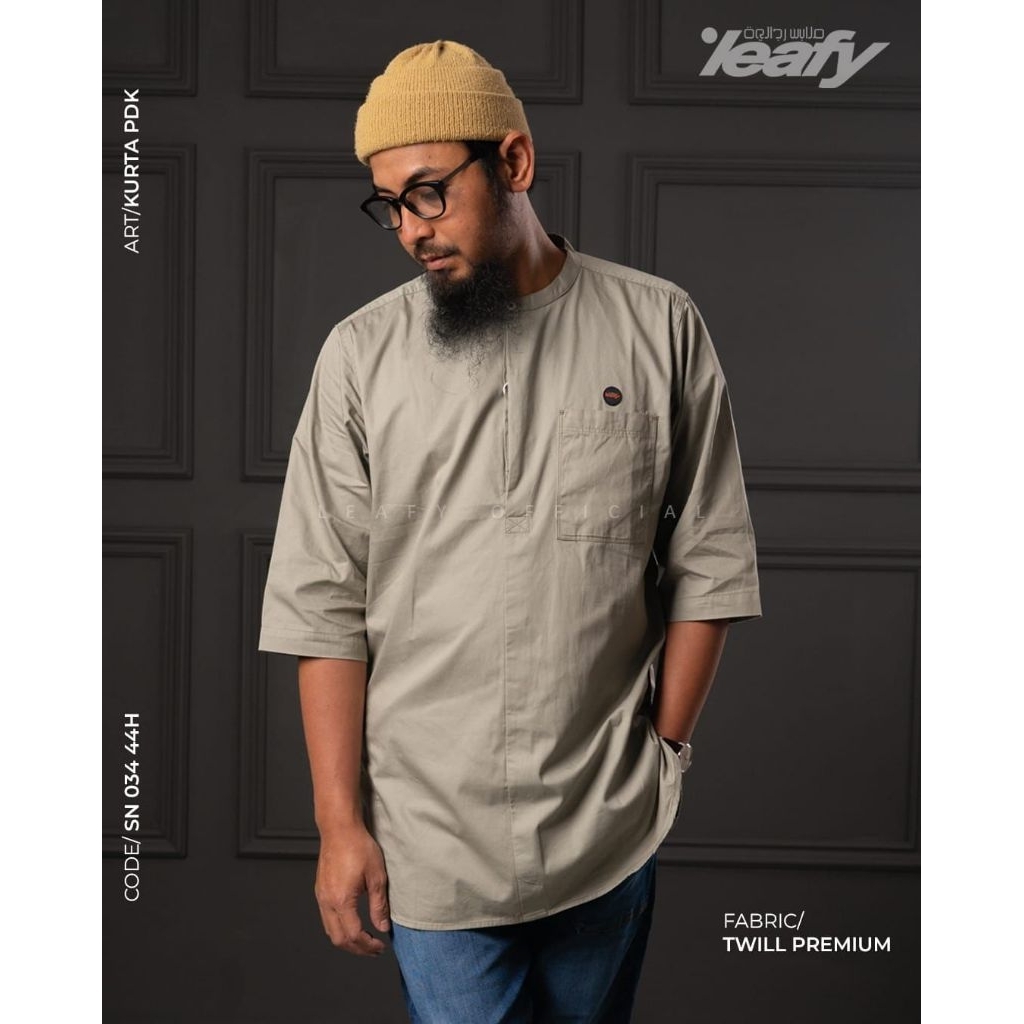 Kurta Pria LEAFY ORIGINAL Lengan 3/4