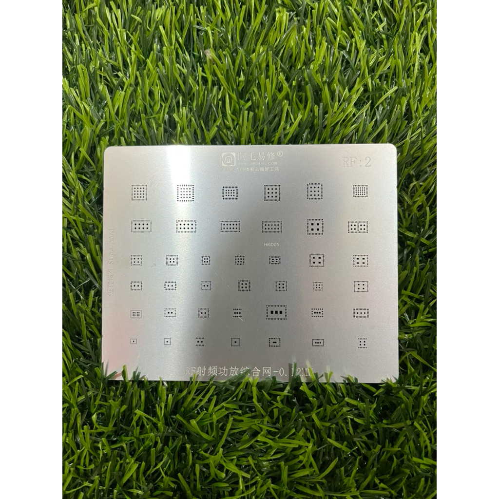 PLAT CETAKAN BGA AMAOE RF-2 ORIGINAL CETAKAN IC RF PLAT BGA IC TERMURAH