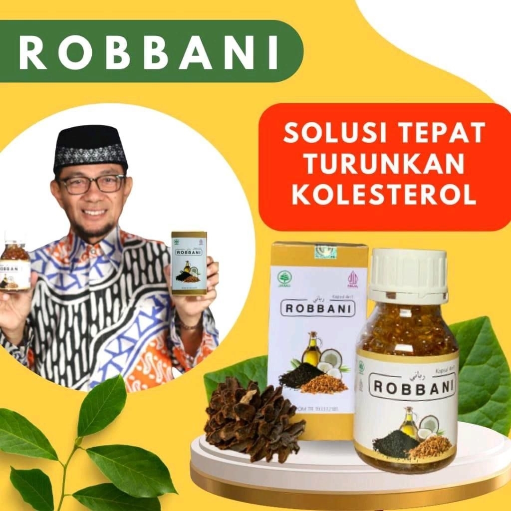 Robbani Kapsul Asli Obat Kolesterol Original Terbaik