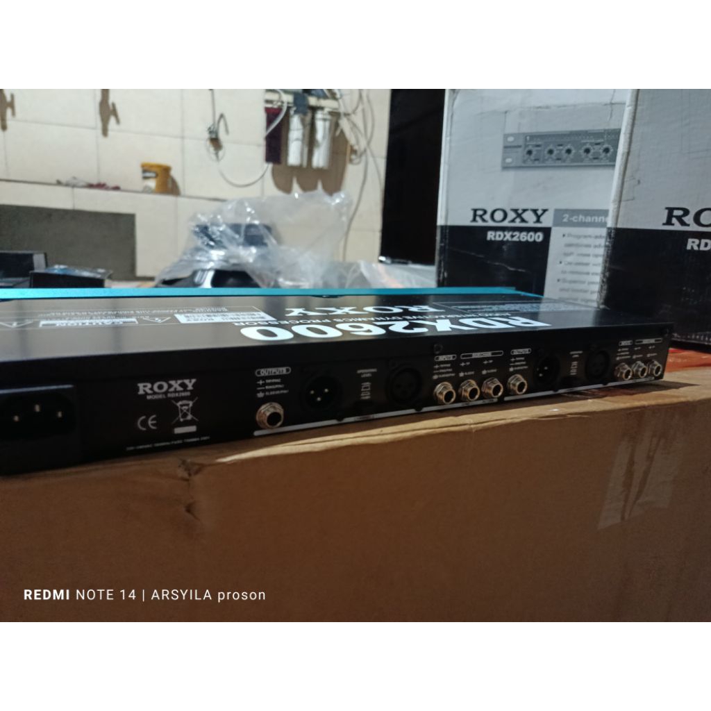 compres limiter gate ROXY RDX2600 NEW behringer original