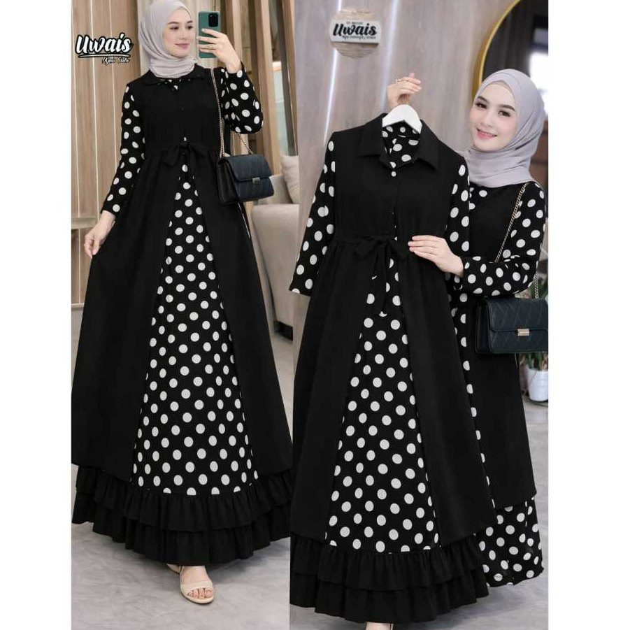DISKON GAMIS ROMPI LEPAS PASANG/ PLUS BLAZER CERUTY PISAH// Gamis MONALISA JUMBO XXXL LD 130[ BB