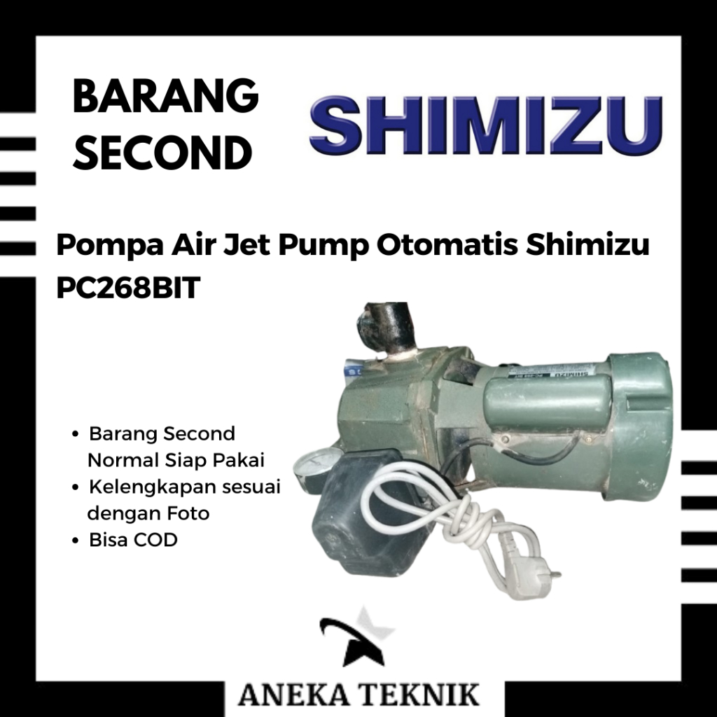 Pompa Air Jet Pump Otomatis Shimizu PC268BIT