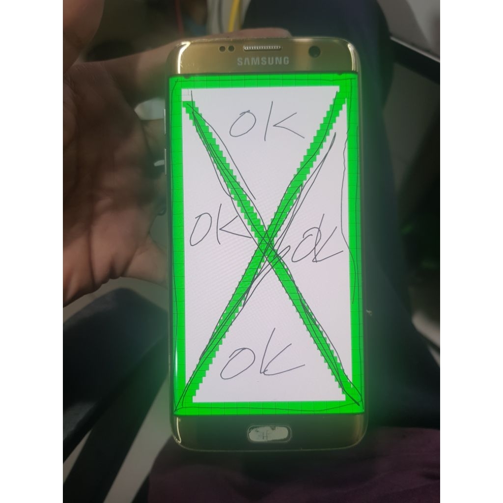 lcd samsung s7 edge original copotan