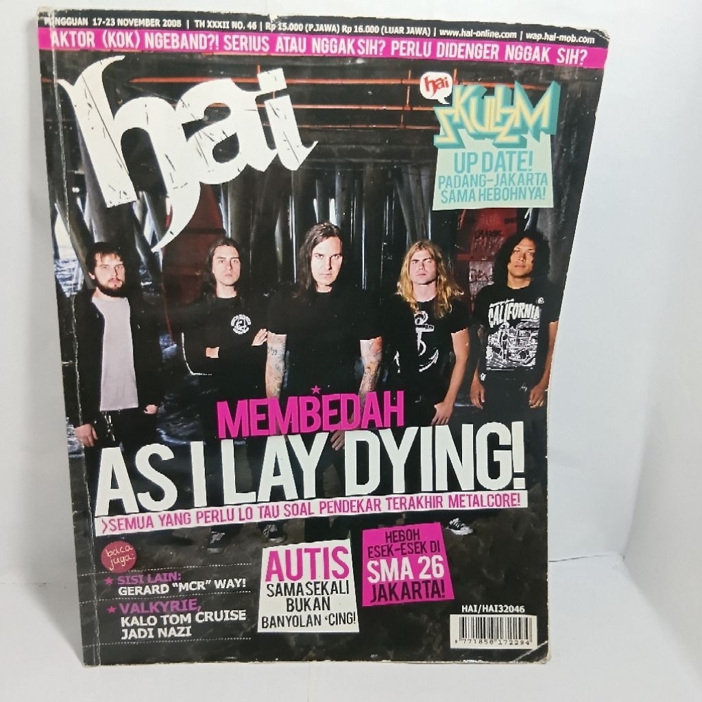 Majalah Hai Musik Metalica As I Lay Dying
