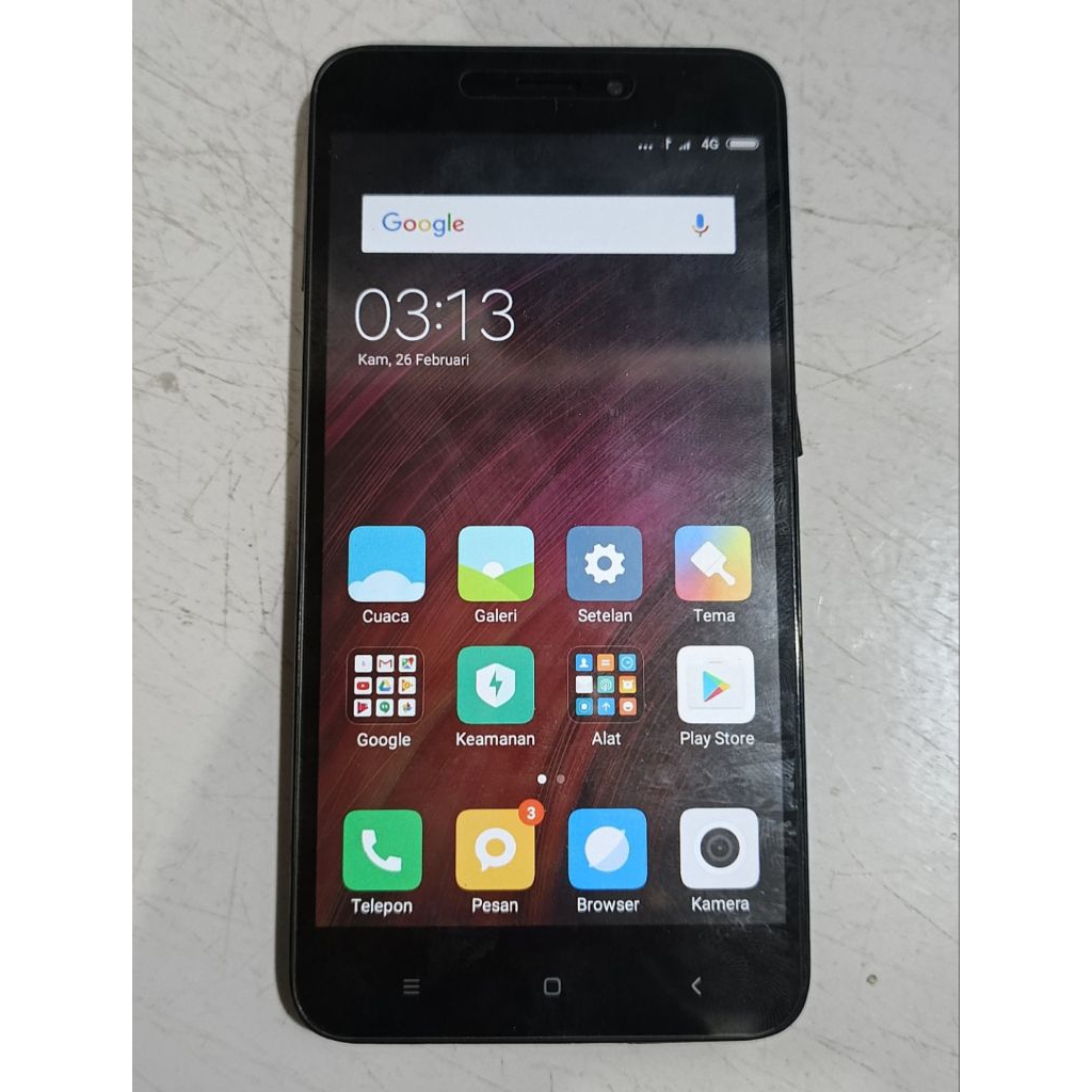 mesin normal Redmi 4X (RAM 3/32) - bonus unit