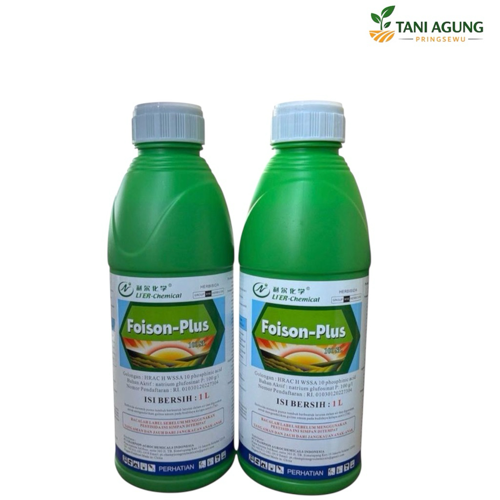 Herbisida Pembasmi Lulangan FOISON-PLUS 100SL 1 Liter - Natrium Glufosinat Foison Plus - Herbisida L