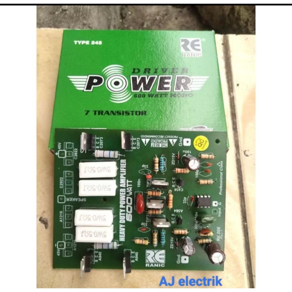KIT Power Amplifer 600W Mono Driver A.940 Untuk Audio Kualitas Terbaik
