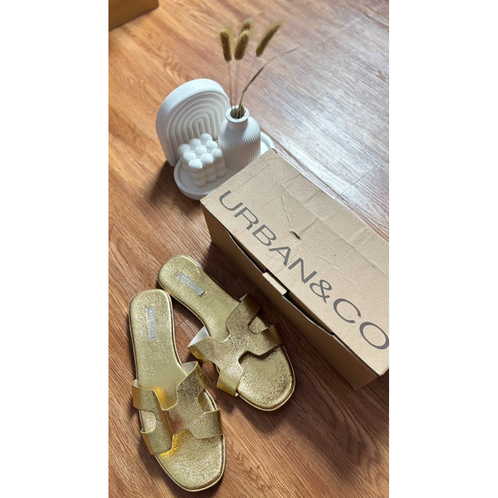 SANDAL TEPLEK HANARI URBAN&CO | Essensial Sandal Casual Sandal Wanita Formal Sandal Flat Sandal Tepl