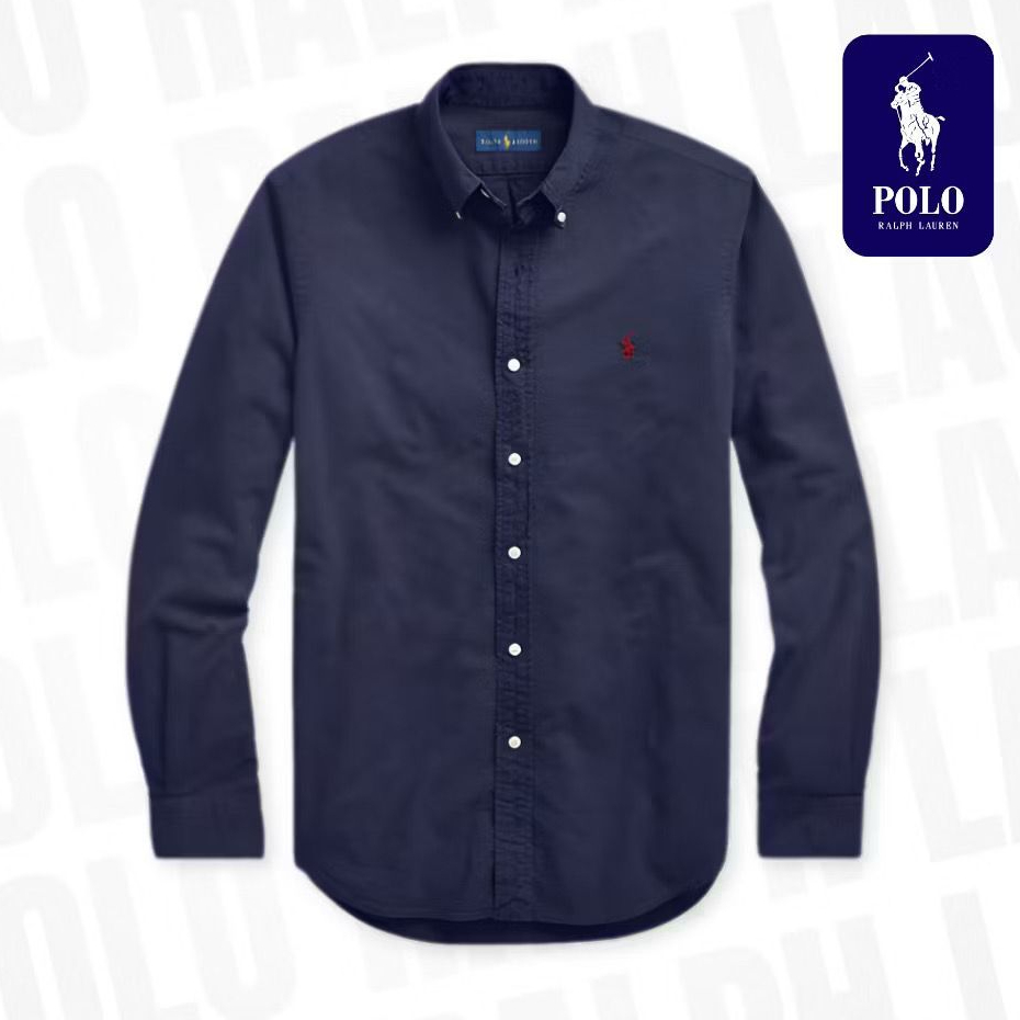 Kemeja Pria Polo Ralph Lauren Lengan Panjang Slimfit Premium - Kemeja Polo Ralph Lauren Casual Kanto