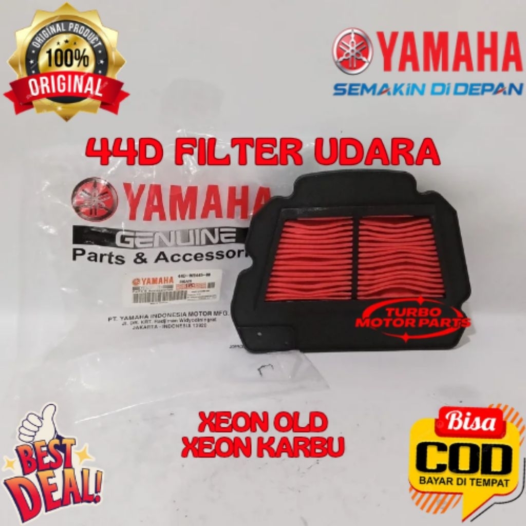 Filter Udara / Saringan Udara Original Yamaha Xeon Old Xeon Karbu Xeon 125 44D Ready Stok