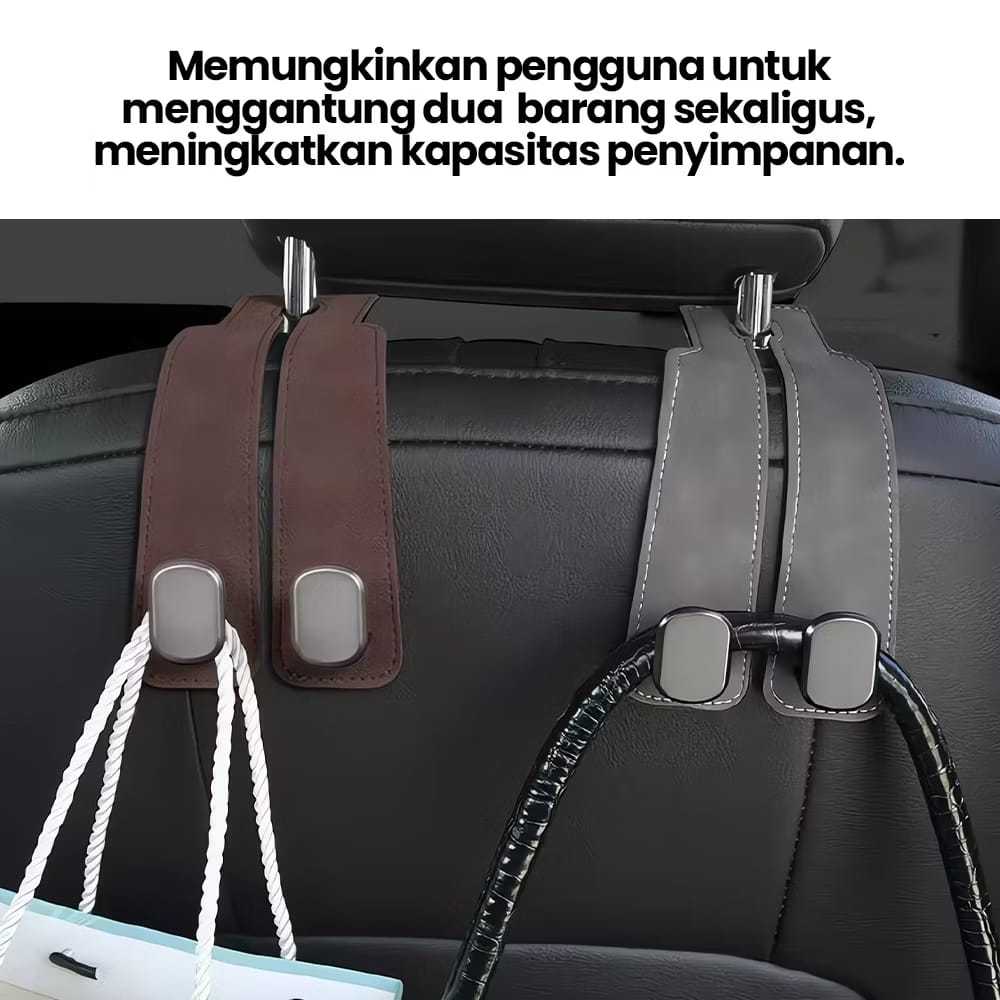 GANTUNGAN JOK MOBIL BAHAN KULIT