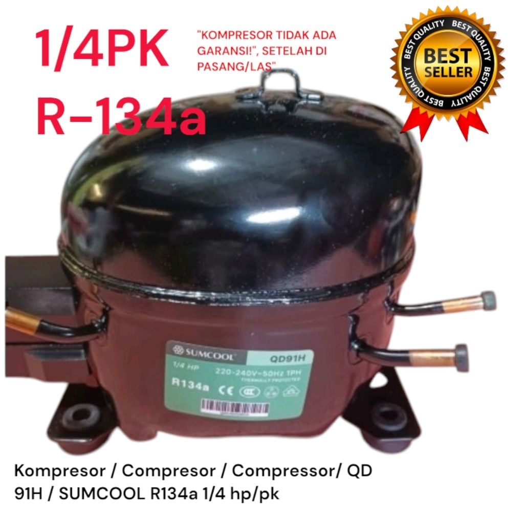 Kompresor / Compresor / Compressor / QD 91H / SUMCOOL R134a 1/4 hp/pk