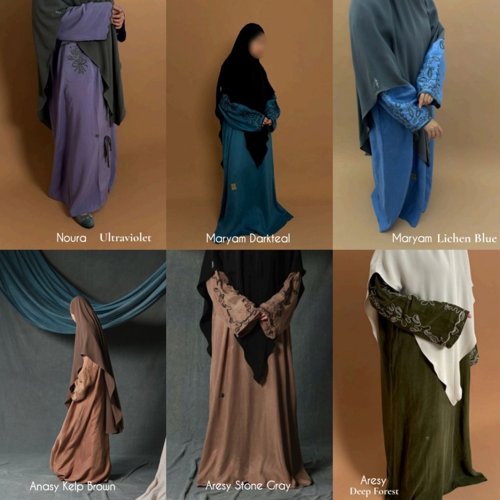 NWT Aafiya Abaya | Hayya Khimar, Khaira, Maryam, Aresy, Anasy | Halal Fair