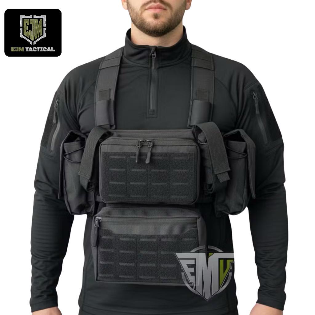 CHEST BIG TAKTIS KRAKEN TAS DADA MINI CHESTRIG MODULAR HIJAU TAS DADA TACTICAL