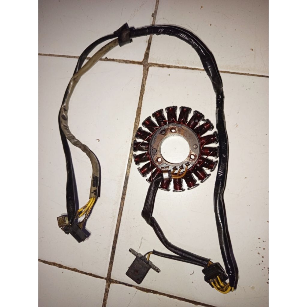 spul spull pulser original dan copotan ninja 250 karbu dan cop busi r25