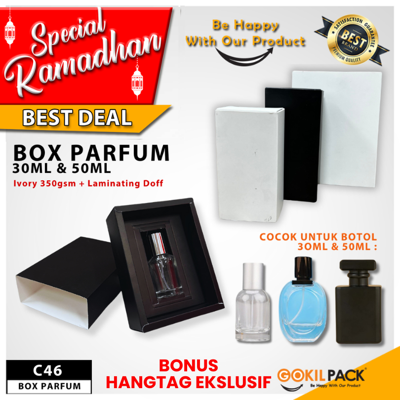 Box Parfum Custom 30 ml / 50 ml | Sliding Box Parfum Lelabo | Custom Packaging Parfum | C46