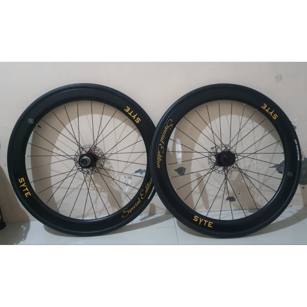 wheelset carbon 5cm merk syte disc TA