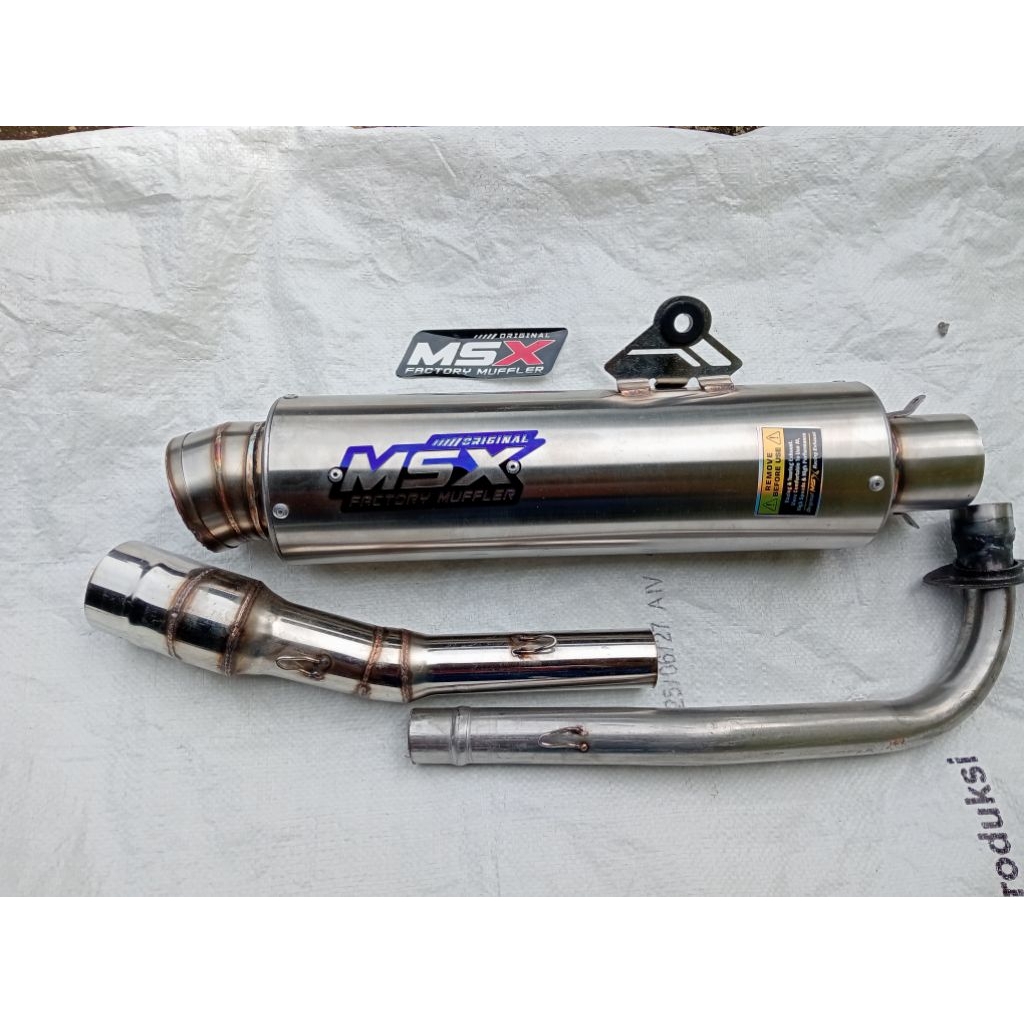 knalpot original msx cantol jrm buat motor dos Jupiter Z1 Revo grand Shogun karisma smash C70 Blade 