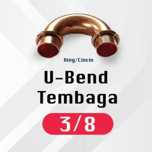 U-BEND / UBEN / U BEN AC TEMBAGA |  3/8