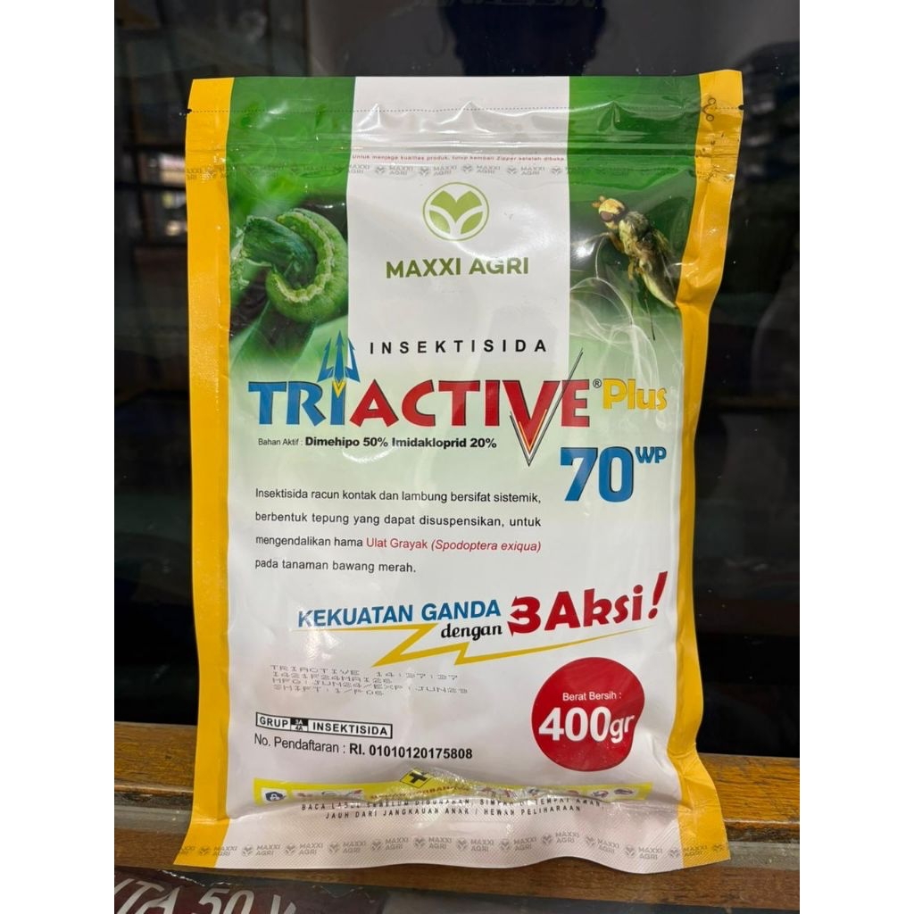Triactive Plus 70 WP 400GR Bahan Aktif Dimehipo 50% dan Imidakloprid 20%