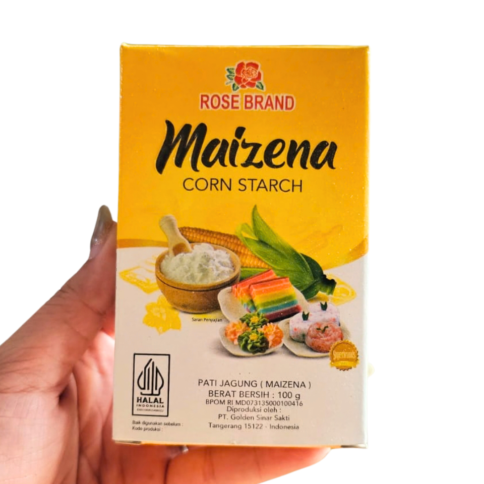 Tepung Maizena Rose Brand | Corn Starch | Pati Jagung | Bahan Jajanan Tradisional