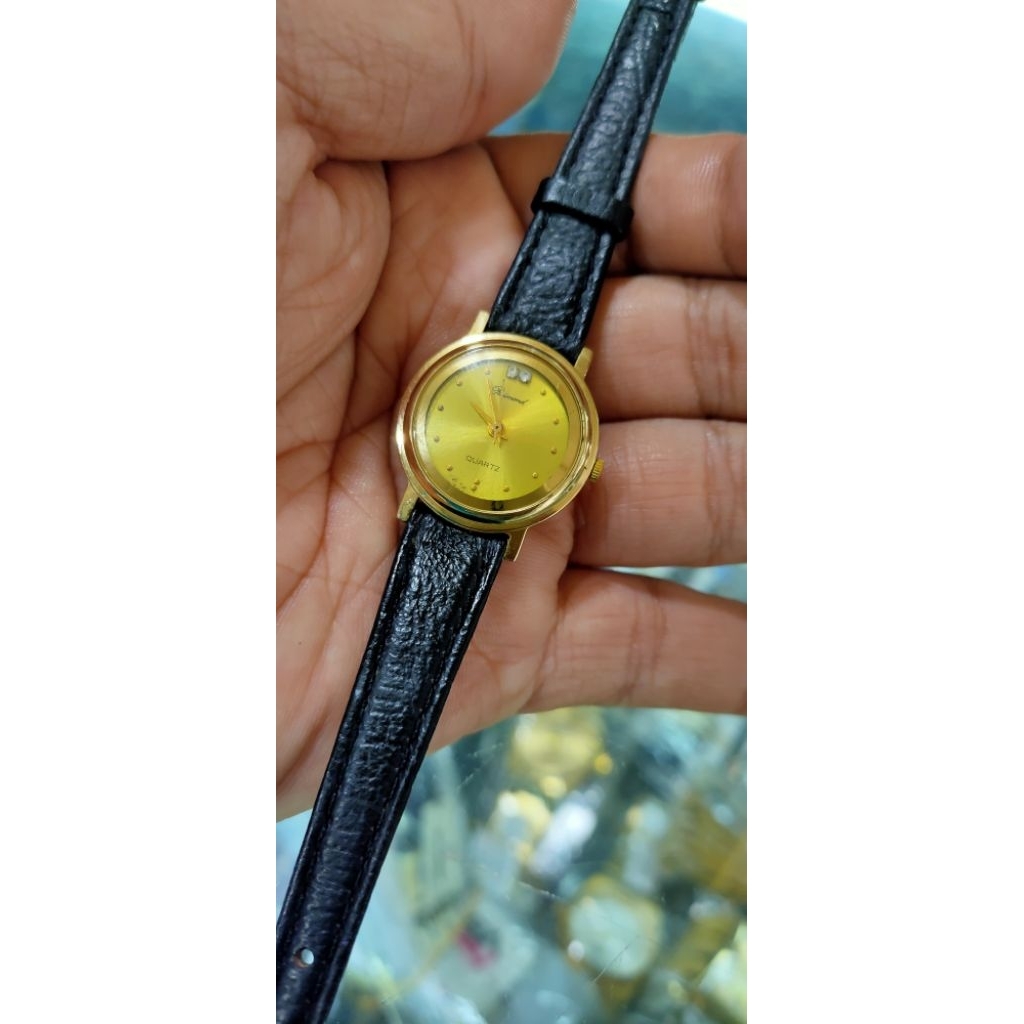 jam tangan wanita quartz klasik vintage Raimond