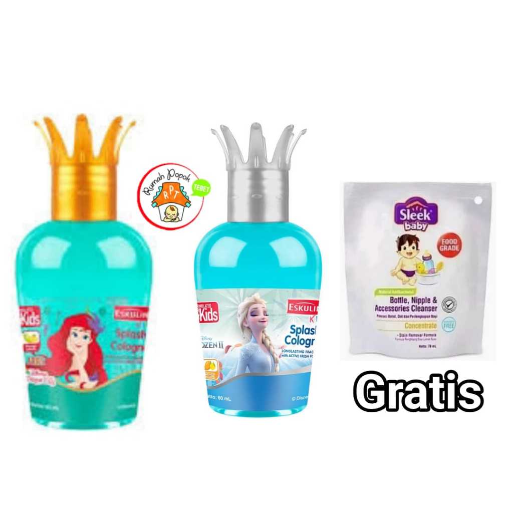 Eskulin Kids Spray Cologne Princess 60ml | Eskulin Kids Princess Splash Cologne 60ml | BPOM