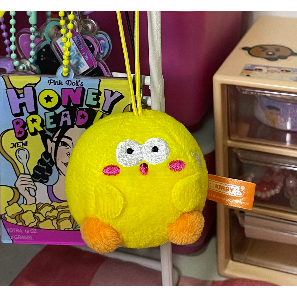 Kirby mini plush keychain